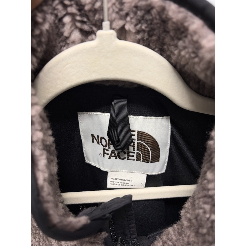 NWT The North Face Long sleeve Extreme Pile 1/2 Zip Fleece Pullover Fawn Grey L - Picture 4 of 7
